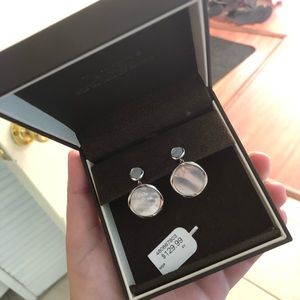 Mother of Pearl Silver Earrings